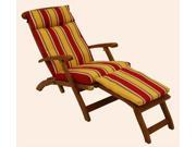 Cushion for Steamer Deck Lounger Cocoa