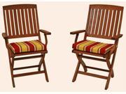 Cushion for Outdoor Folding Chair Set of 2 Skyworks