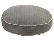 Super Soft Round Bed in Herringbone Fabric X Large 52 x 8 in.