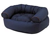 Double Donut Bed in Denim Fabric X Large 48 x 38 x 17 in.