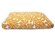 Yellow Plantation Rectangular Pet Bed Small 36 in. L x 29 in. W x 4 in. H 7 lbs.