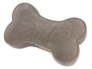 Bone Sofa Pillow in Cappuccino Treats Fabric
