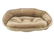 Crescent Bed in Flax Fabric Large 36 x 27 x 7 in.