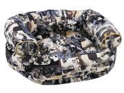 Double Donut Bed in Vogue Fabric Small 27 x 22 x 14 in.