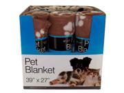 Paw Print Pet Blanket Counter Top Display
