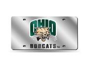 Ohio University License Plate Tag in Silver