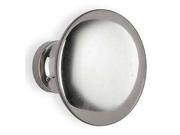 Round Knob in Polished Chrome Set of 10 1.50 in.