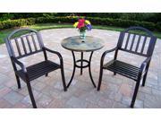 Stone Art Rochester 3pc Bistro Set