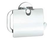 Loft Euro Toilet Roll Holder w Lid in Polished Chrome Finish