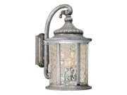 Vaxcel Bathesda 15 1 2 Outdoor Wall Light Gilded Silver OW39053GS