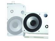 6.5 Indoor Outdoor Waterproof Speakers White