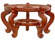 Rosewood Fishbowl Stand in Honey Finish 10.5 in. Dia.