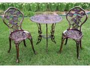 Rose 3pc Bistro Set