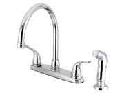 8 in. Centerset Two Handle Kitchen Faucet