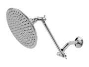 Kingston Brass K136K1 8 Inch Large Shower Head And 10 Inch High Low Shower Kit