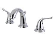 Two Handle Lavatory Faucet in Polished Chrome Finish