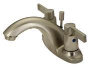 Kingston Brass KB8648NDL Two Handle 4 Centerset Lavatory Faucet with Brass Pop