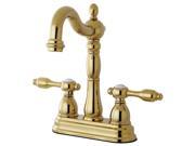 Kingston Brass KB1492TAL Tudor 4 Center Bar Faucet