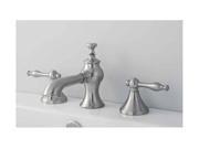 Widespread Brass Lavatory Faucet in Satin Nickel