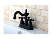 Kingston Brass KB1605AX 4 Inch Center Lavatory Faucet Oil Rubbed Bronze