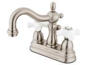 Kingston Brass KB1608PX Two Handle 4 Centerset Lavatory Faucet with Retail Pop