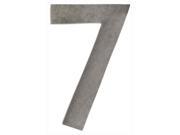 Floating House Number 7 in Antique Pewter Finish 2.6 in. W x 4 in. H 0.15 lbs.