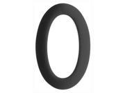 Floating House Number 0 in Black Finish 3.2 in. W x 5 in. H 0.32 lbs.