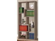Bookshelf in Dark Gray with Eight Shelves