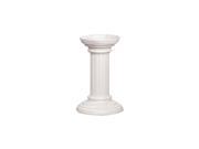 Tall Regency Decorative Pedestal Cover in White