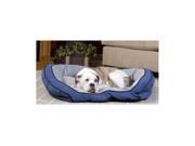 Bolster Couch Large Blue and Gray 28 x 40 x 9 KH7322 K H PET PRODUCTS
