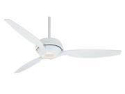 Contemporary Ceiling Fan in Snow White