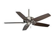 Traditional Ceiling Fan in Brushed Nickel Finish