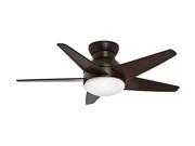 Contemporary Ceiling Fan in Brushed Cocoa Finish