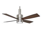 Contemporary Fan in Brushed Nickel Finish with Light Kit