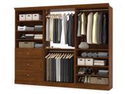 Classic Storage Units with Drawers in Tuscany Brown