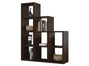 9 Sections Cubby in Brown
