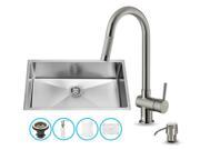 Stainless Steel Kitchen Sink and Faucet Set