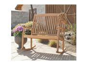 Rockfort Teak Double Rocker