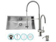 Kitchen Sink and Faucet Set with ADA Compliant