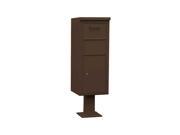 Tall Pedestal Collection Box in Bronze