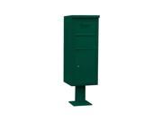 Tall Pedestal Collection Box in Green