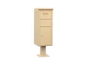 Tall Pedestal Collection Box in Sandstone