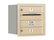 Single Column Horizontal Mailbox with Rear Loading in Sandstone