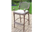 46 in. Outdoor Barstool with Cushion