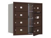 30.5 in. Private Access Horizontal Mailbox in Bronze