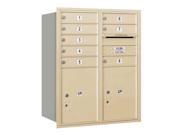 Double Column Mailbox with Master Commercial Locks