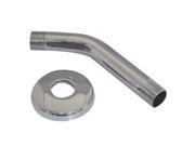 6 in. Shower Arm with Flange Chrome