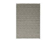 Machine made Rectangular Area Rug in Grey 9 ft. 6 in. L x 6 ft. 7 in. W