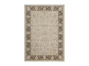 Transitional Area Rug in Brown 3 ft. L x 2 ft. W