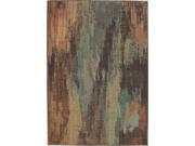 Machine made Area rug in Multicolor 3 ft. L x 2 ft. W